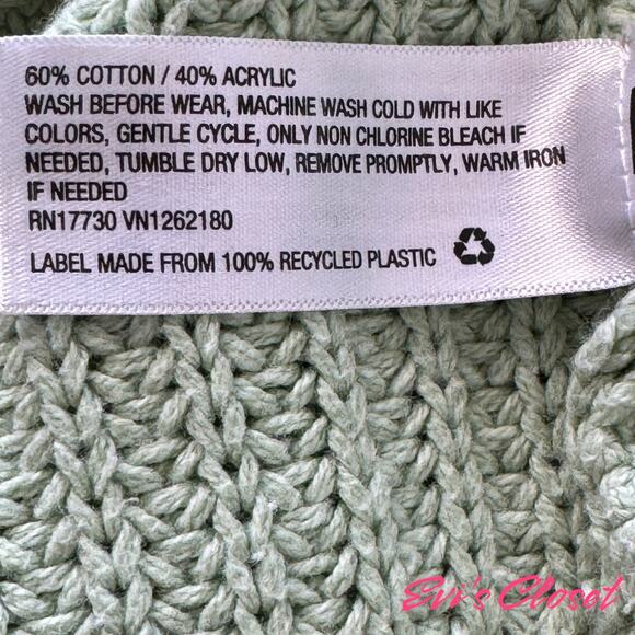 Cat & Jack Kids Green Button Up Cardigan Size L 10-12 - Picture 3 of 5